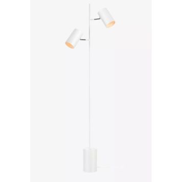 GOLVLAMPA MARKSLÖJD TWIN VIT 