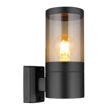 VÄGGLAMPA GLOBO XELOO IP44 E27 SVART                          