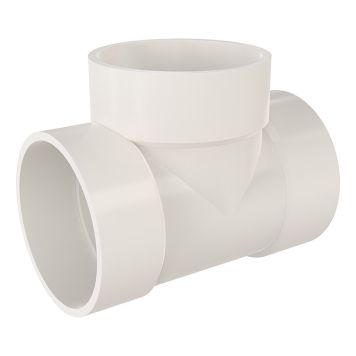 T-RÖR FLEXIT FÖR CENTRALDAMMSUGARE KORT 90° 51MM