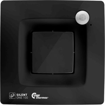 BADRUMSFLÄKT THERMEX SILENT ONE Ø100MM SVART