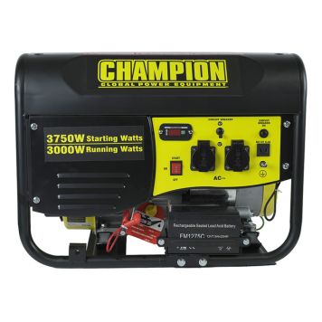 ELVERK CHAMPION ELEKTRISK 3500W BENSIN 