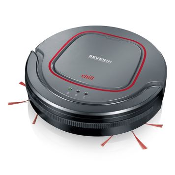 ROBOTDAMMSUGARE SEVERIN GRÅ/RÖD