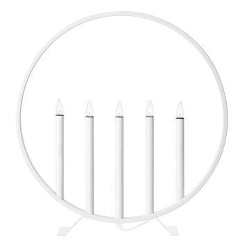 ADVENTSLJUSSTAKE MARKSLÖJD SURROUND 5L VIT