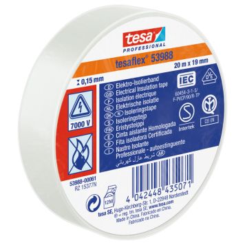 ISOLERINGSTEJP TESA 19MM 20MVIT