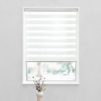 RULLGARDIN DEBEL TOUCH DUO 120X175CM VIT