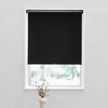 RULLGARDIN DEBEL TOUCH MÖRKLÄGGANDE 100X175CM SVART