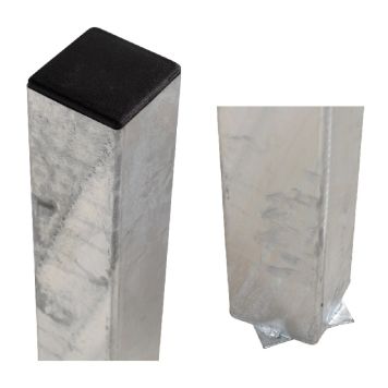 STÅLSTOLPE PLUS VARMGALVANISERAD 45X45X1860MM