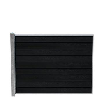 STAKET WIMEX GLYNGØRE ROYAL SVART 1893X80X1400CM 