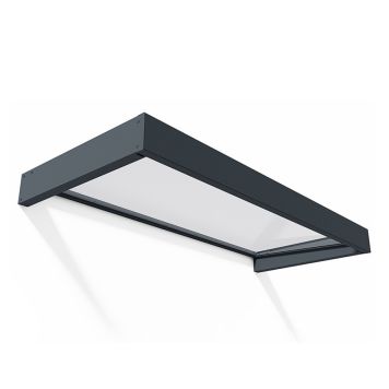 ENTRÉTAK CANOPIA SOPHIA 0,9X2M KLAR/GRÅ