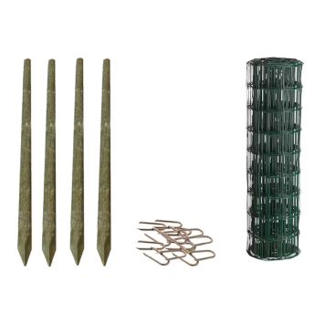 STÄNGSELPAKET HORTUS GRÖN 5X10X80 75M