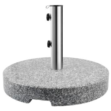 PARASOLLFOT OUTFIT RUND 40KG GRÅ