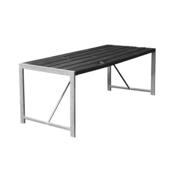 BORD HORTUS H-MODELL SVART GRUNDMÅLAD 180 CM