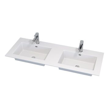 TVÄTTSTÄLL CAMARGUE SKÄRGÅRD HVIDKILDE DUBBEL VIT MATT 120CM