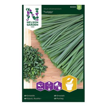 GRÖNSAKSFRÖ NELSON GARDEN GRÄSLÖK TWIGGY