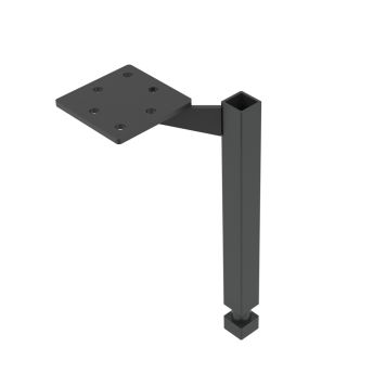 MÖBELBEN SCANBAD 150-190 MM CLASSIC SVART