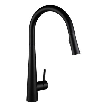 KÖKSBLANDARE CAMARGUE SAIPAN MED FÖRLÄNGNING MATT SVART UTAN DISKMASKINSAVSTÄNGNING