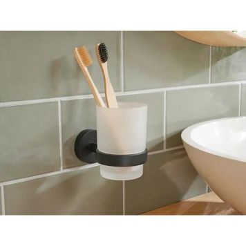 TANDBORSTHÅLLARE TESA MOON SVART