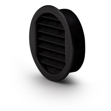 VENTILGALLER FRESH D50 SVART Ø50 MM 4ST