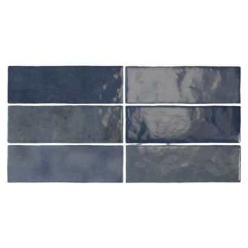 KAKEL TENFORS CREATIVA 6,5X20CM COLONIAL BLUE BLANK 0,5M²/KRT