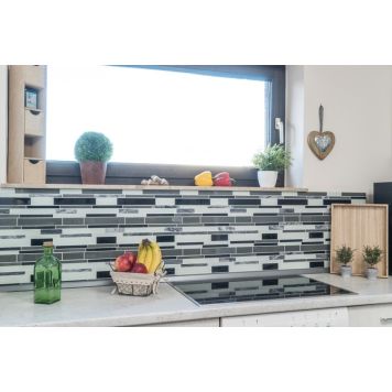 MOSAIK WELSCHEIT NIGHT INTERLOCK CLEAR/BLACK CRYSTAL MIX PRIS PER ARK