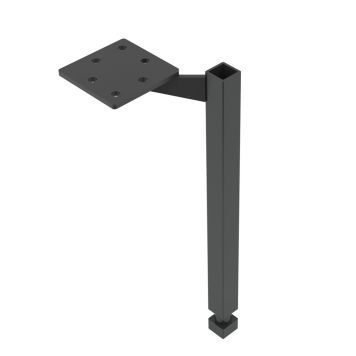 MÖBELBEN SCANBAD CLASSIC 204-244MM SVART 2-PACK 