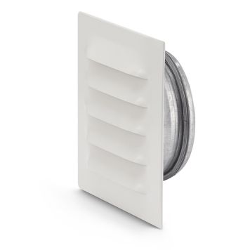 VENTILGALLER FRESH MED STOS Ø100/145 VIT METALL