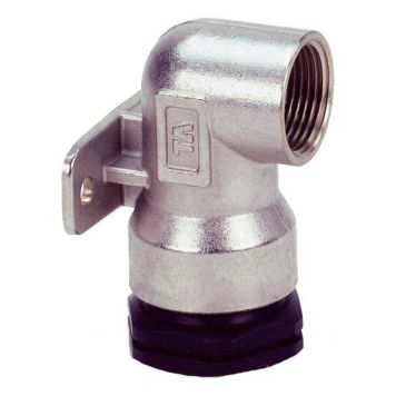 VENTILFÄSTE GELIA R15 FÖRNICKLAD MÄSSING Ø20MM