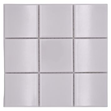 MOASIK ARKITEKTUR SQUARE WHITE GLOSSY 29,8X29,8CM PRIS PER ARK