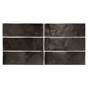 KAKEL TENFORS CREATIVA 6,5X20CM BURGUNDY BLANK 0,5M²/KRT