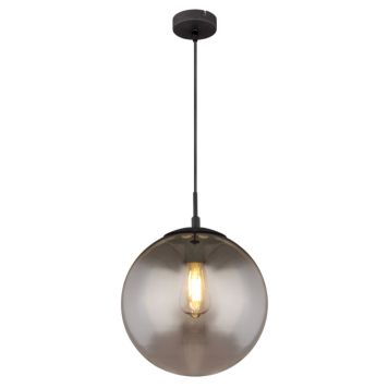 PENDELLAMPA GLOBO BLAMA SVART 30CM