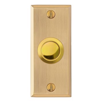 DÖRRKLOCKA BESLAGSBODEN BORSTAD MÄSSING