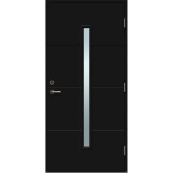 YTTERDÖRR SOLID ELEMENTS VÄXJÖ M10X21 HÖGER SVART