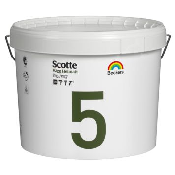VÄGGFÄRG BECKERS SCOTTE 5 VIT/BAS A 3,6L