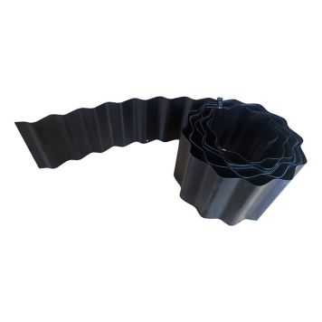 RABATTKANT 500X16CM SVART