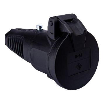 SKARVUTTAG GELIA JORDAD MED FJÄDRAT LOCK SVART