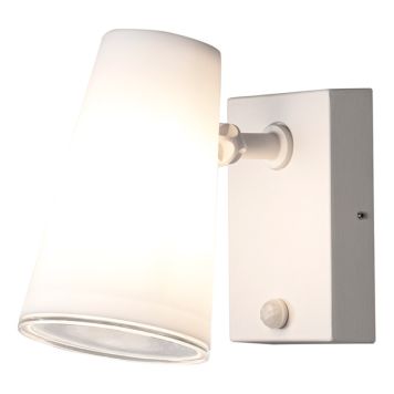 VÄGGLAMPA KONSTSMIDE FANO MED RÖRELSEVAKT