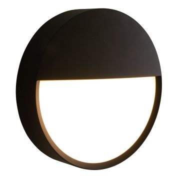 VÄGGLAMPA ANETA LIGHTING MANDAL LED SVART