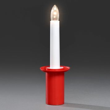 TÄRNLJUS KONSTSMIDE BATTERIDRIVEN 16CM RÖD 