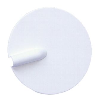 TÄCKLOCK GELIA FÖR APPARATDOSA MED KABELUTGÅNG Ø85MM VIT