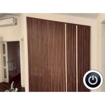 BELYSNING GREEN:ID FÖR AKUSTIKPANEL + STRÖMBRYTARE 2X240CM