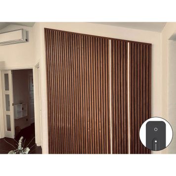 BELYSNING GREEN:ID FÖR AKUSTIKPANEL + FJÄRRKONTROLL 2X240CM