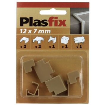 SKARV & HÖRN 12X7MM PLASFIX EKFÄRGAD