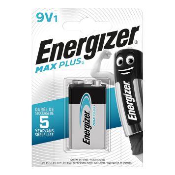 BATTERI ENERGIZER MAX PLUS 9V/522 BP1