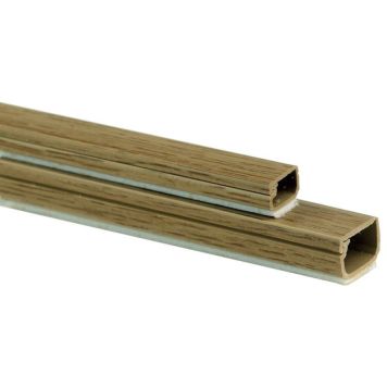 KABELKANAL PLASFIX SJÄLVHÄFTANDE 12X7MM 2M EKFÄRGAD