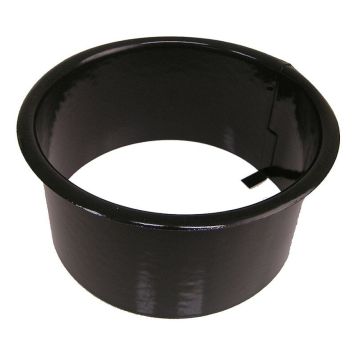 EMALJ STOS SVART Ø130MM 80MM