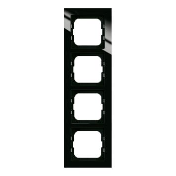 TÄCKRAM, 4-FACK, SVART AXCENT, 1724-281