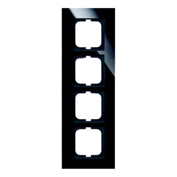 TÄCKRAM ABB CARAT 1724 SVART/GLAS 4-FACK