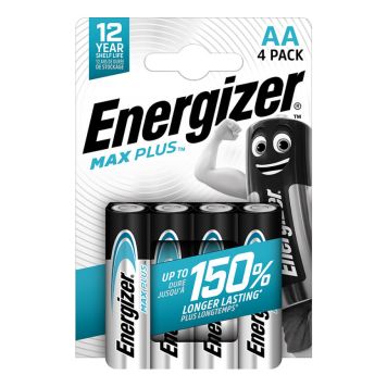 BATTERI ENERGIZER MAX PLUS ALKALINE AA  4-PACK