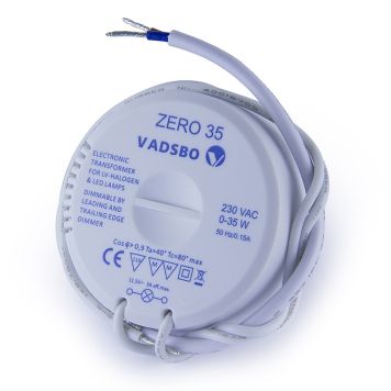 TRANSFORMATOR VADSBO ZERO 35 0-35W VA 230/12VAC