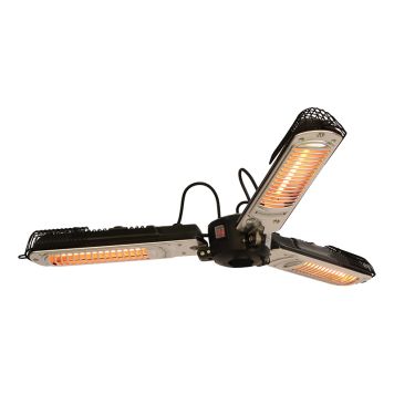 TERRASSVÄRMARE ROTTNE 650W/1300W/2000W SVART